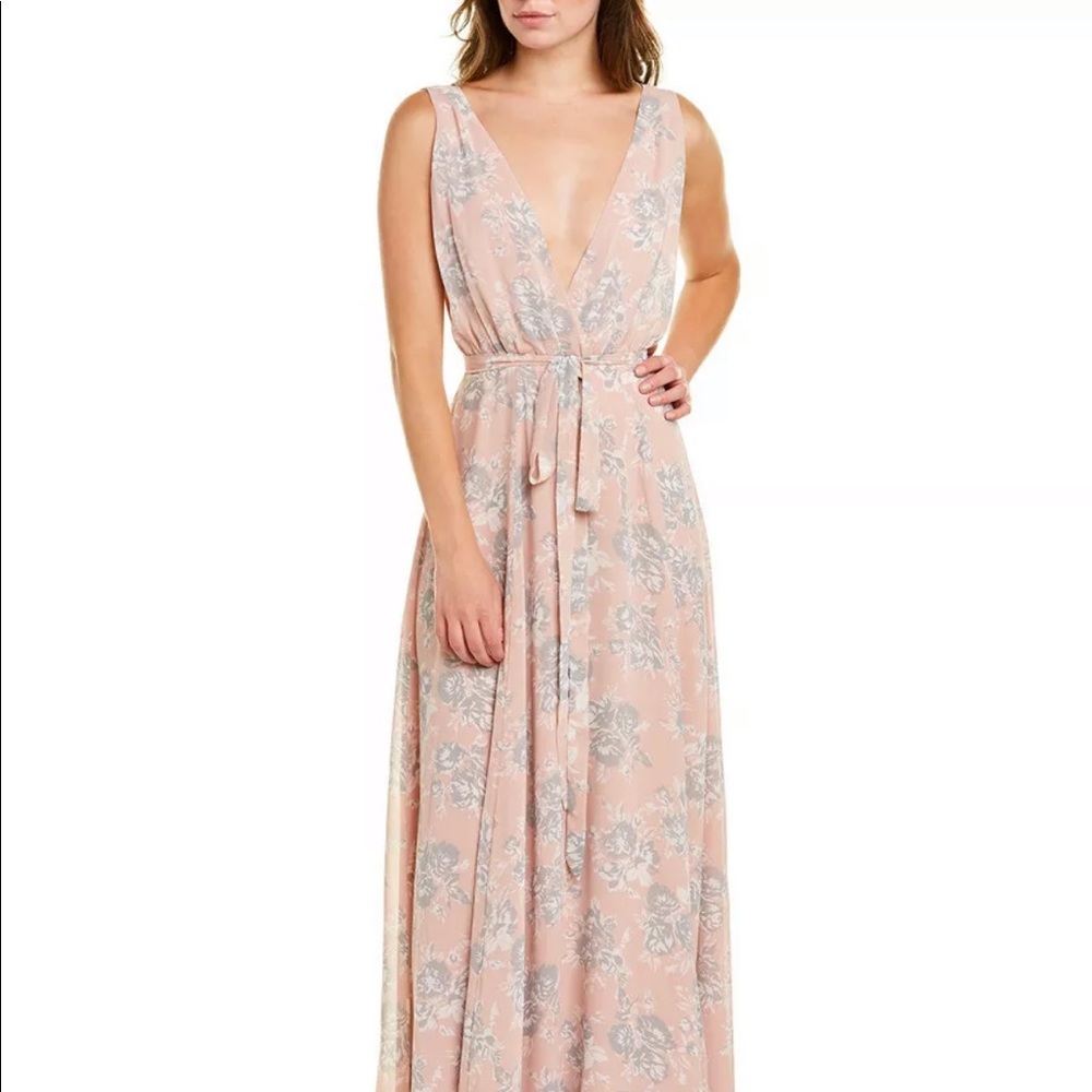 Lovers and Friend Leah Wrap Gown